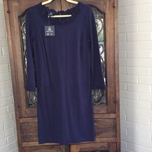 NWT Sailor Sailor ruffle neck dress
